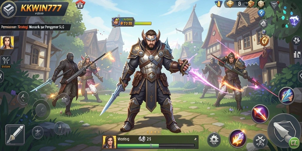 Tampilan menegangkan dari gameplay strategis di KKWIN777.