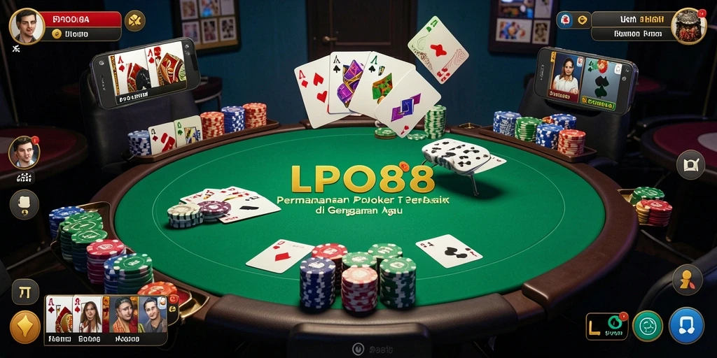 Gameplay seru dan interaktif dalam LPO88 Poker.