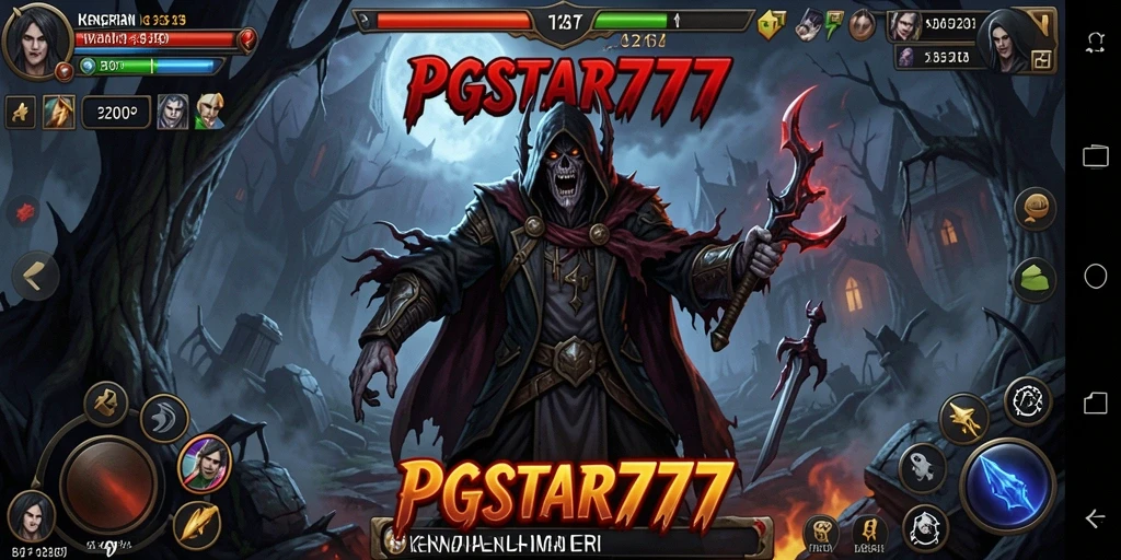 Gameplay PGSTAR777 dengan atmosfer horror yang mencekam.