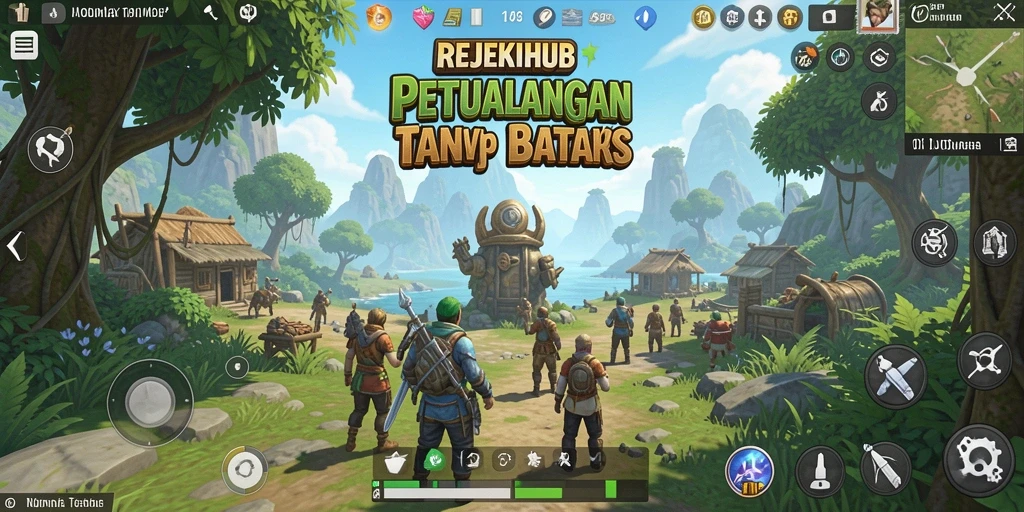 Tampilan gameplay menakjubkan di dunia terbuka REJEKIHUB.