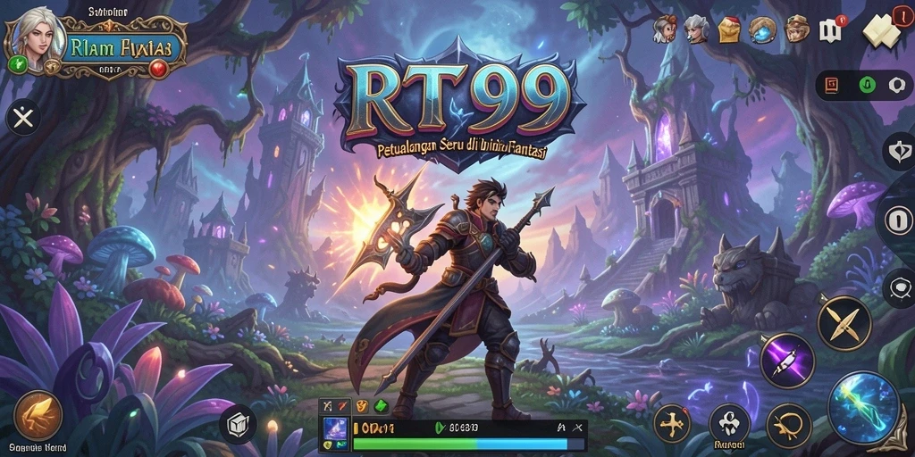 Tampilan menarik dari karakter utama dalam gameplay RT99.