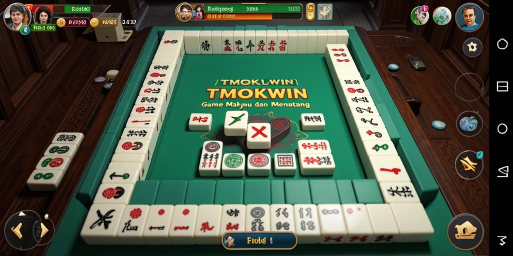 Screenshot gameplay TMOKWIN menunjukkan keseruan permainan Mahjong.