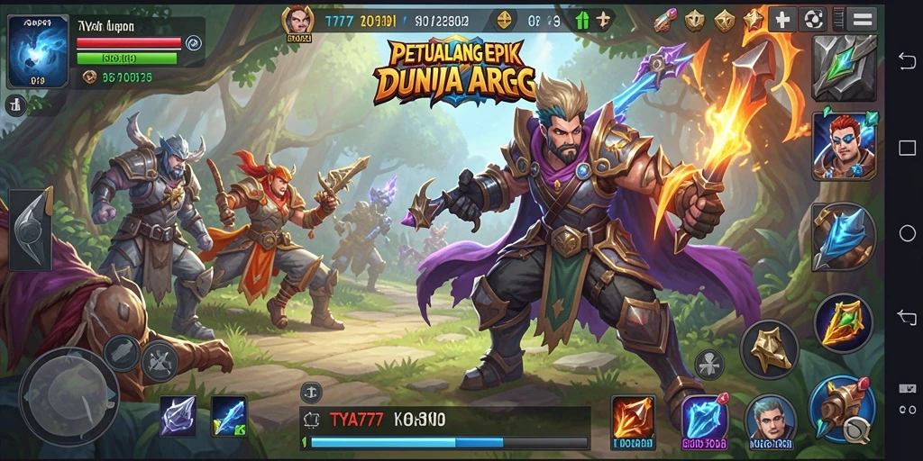 Tampilan menakjubkan dari gameplay ARPG TYA777.